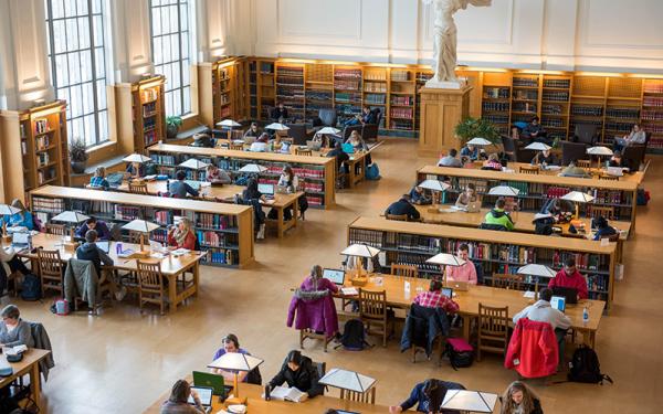 Thompson Library study room