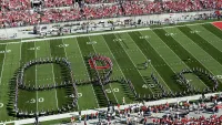 Ohio State Marching Band doing Script Ohio