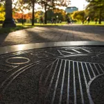 Ohio State seal on the Oval
