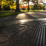 Ohio State seal on the Oval